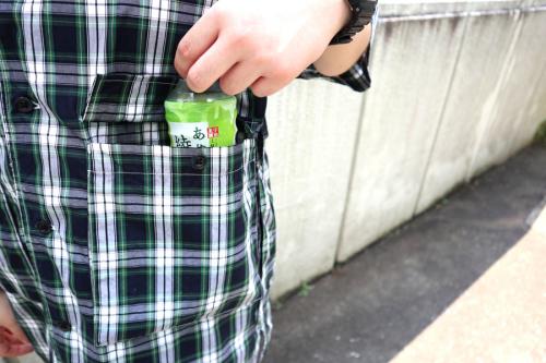 オープンカラーシャツのメンズ