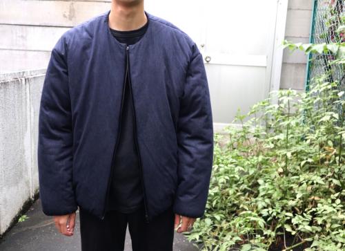 中綿ジャケットのデニム
