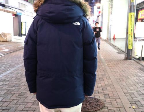 ザノースフェイスのMCMURDO PARKA