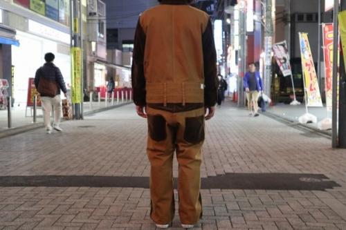 綿コーデュロイ×綿ダックオールインワンのメンズ