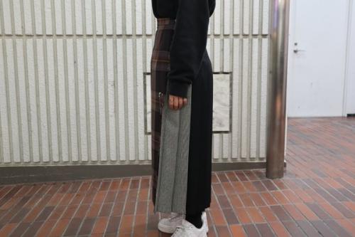 オニール　オブ　ダブリンの切替キルトロングスカート