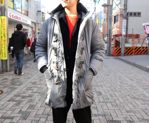 パフダッフルコートのメンズ