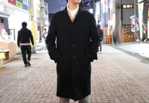 チェスターコートのメンズ