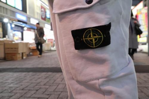 スウェットカーゴパンツのメンズ