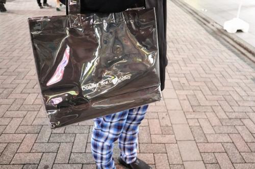 コムデギャルソン ブラックマーケットのPVC SHOPPER TOTE