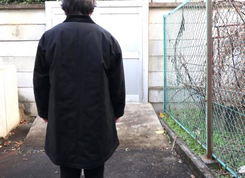 エヌハリウッドのSOUTIEN COLLAR PULL FRONT ZIP COAT