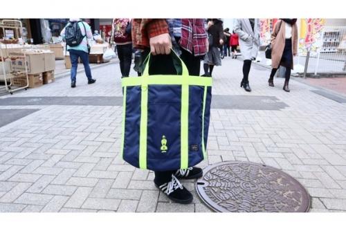 ポーター×ビギン×プラスビーのトリプルコラボ2WAYトートバッグ