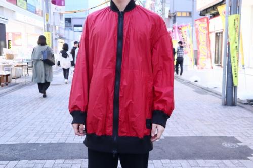 ダブルリバーシブルボンバーブルゾン