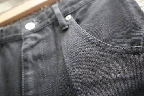 Straight Denim Slacks　