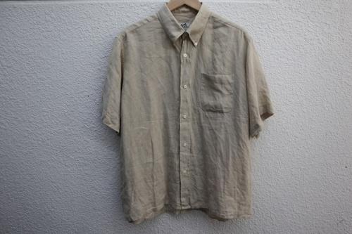 S/Sリネンシャツの町田 古着