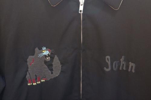 ギャバ刺繍ベトジャンのJUS4201