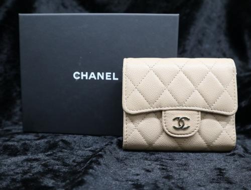 シャネルのマトラッセ キャビアスキン