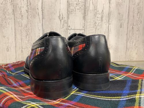 ドレスシューズのウィングチップ