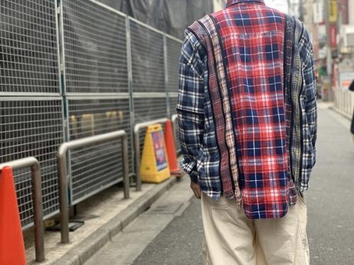 シャツのFlannel Shirt - 7 Cuts Zipped Wide Shirt 3