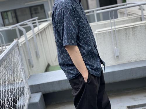 H/S OPEN COLLAR SHIRT-HEXAGONのR0910EM15