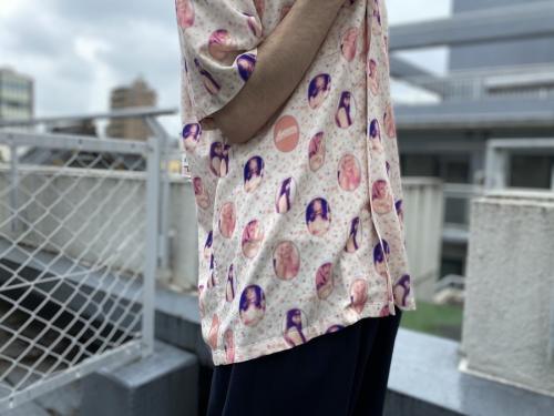 ブラーレッドガールズレーヨンS/Sシャツの21SS Blurred Girls Rayon S/S Shirt