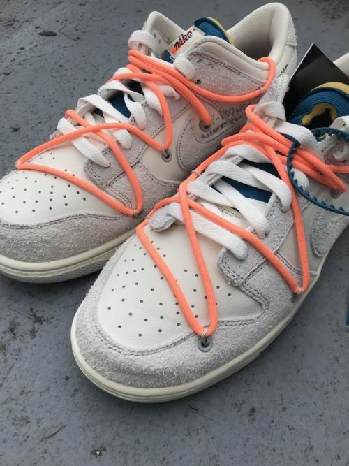 ナイキ×オフホワイトのDUNK LOW THE 50