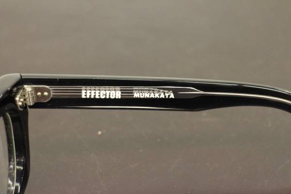 無骨な黒縁 Effector エフェクター Munakata Eye Wear トレファクスタイル小手指店 15 03 07発行