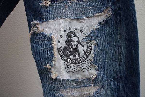 ファン必見…HYSTERIC GLAMOUR(ヒステリックグラマー) CR加工デニム 