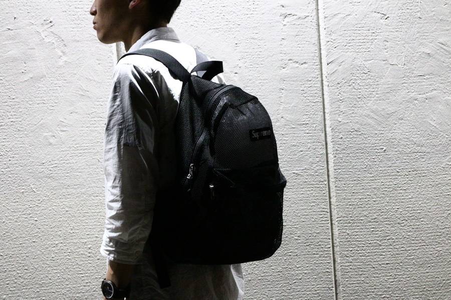 シュプリーム SUPREME 16SS Mesh Backpack Black