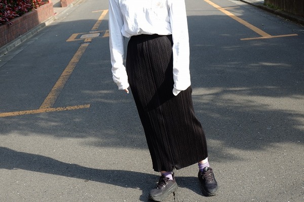 pleats please スカート