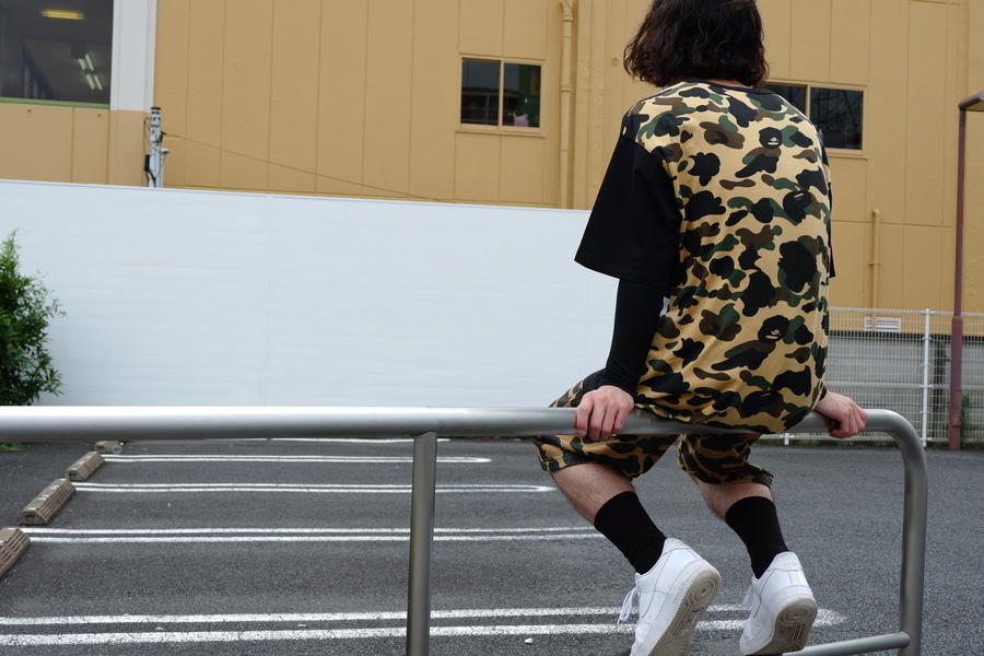 エイチゼロワン APE  ハーフパンツ   シャツ2点セット エイプ シャツ ハーフパンツ 【公式通販】