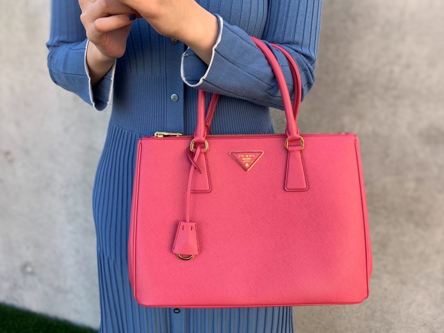 PRADA プラダ バッグ ガレリア 赤 PRADA】ミニサイズのガレリア｜【公式】ブランド古着・中古通販