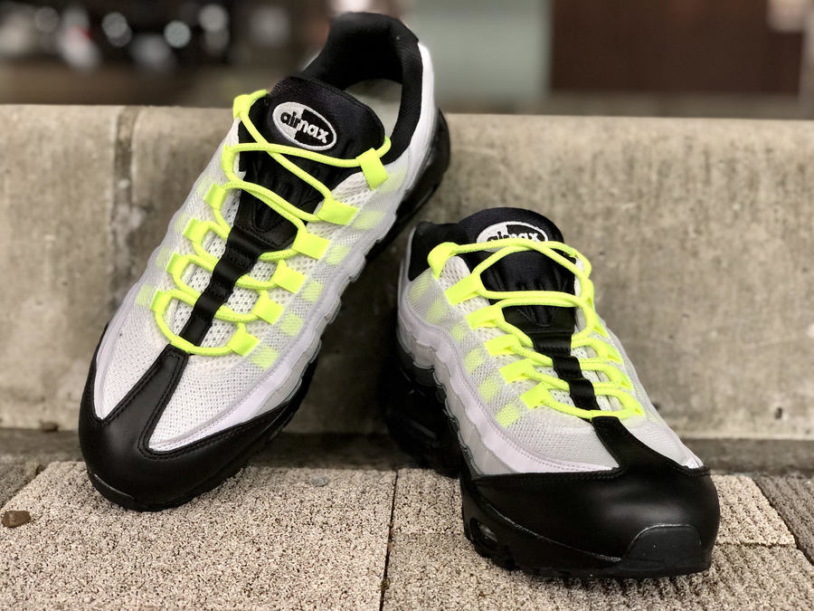 NIKEiD ナイキiD AIR MAX 95 BY YOU UNLOCKED スニーカー CW2188-991 グレー イエロー 28cm