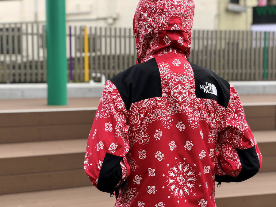 14AW supreme  Bandana Mountain Parka RED