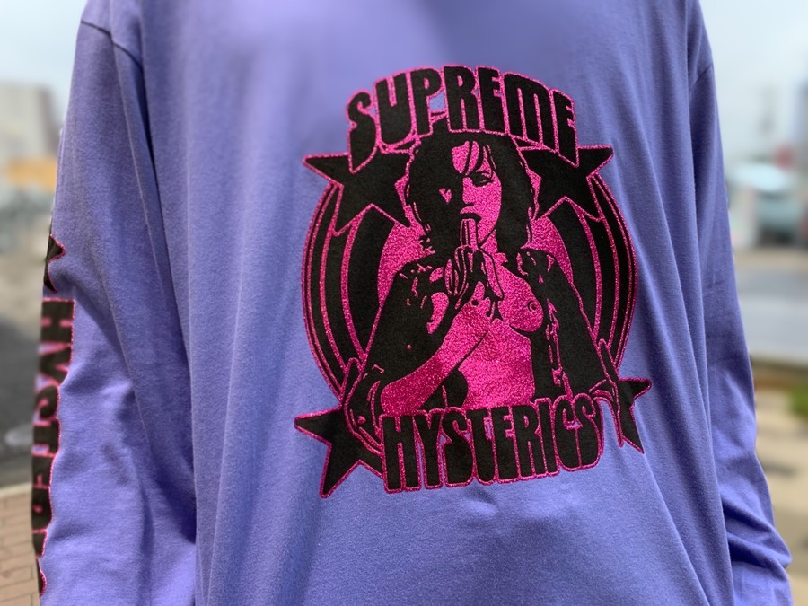 Supreme / HYSTERIC GLAMOUR L/S purple