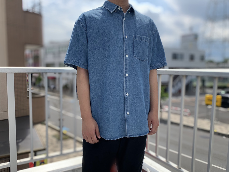 XL Embossed Denim S/S Shirt エンボス デニム