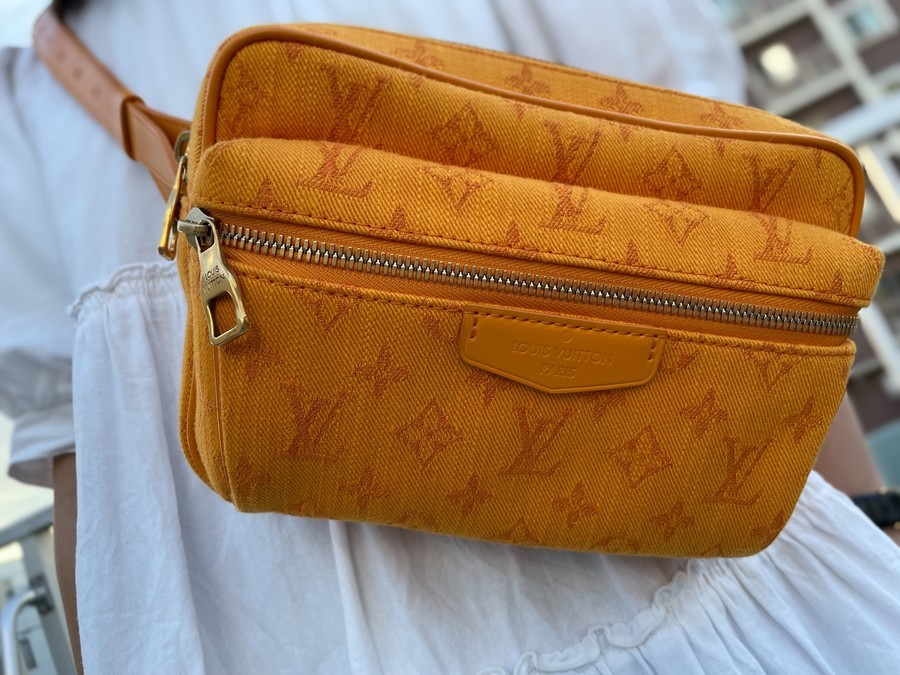 Louis Vuitton Outdoor Bumbag Monogram Denim Ocre in Denim with