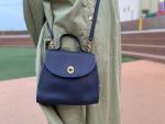希少☆OLD COACH 90's USA製 オールドコーチ ティファニーブルー COACH(コーチ) 90's Old Coach Bicolor Flap Leather Shoulder