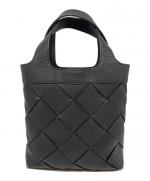BOTTEGA VENETA ダブルノット ハンド バッグ 黒 ブラック BOTTEGA VENETA ダブルノット | Hedy