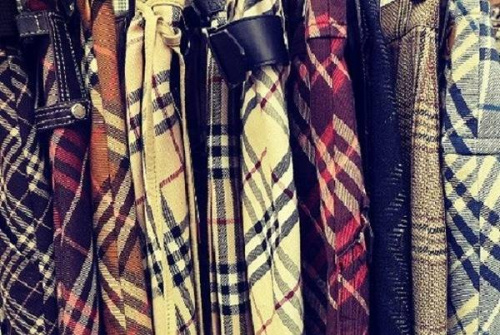 ノヴァチェックのコート