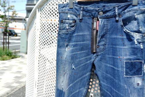 デニムパンツのメンズ