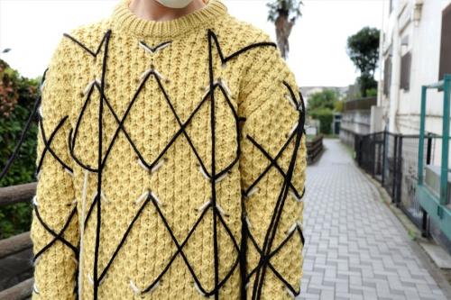 カルバンクラインコレクションのケーブルニット