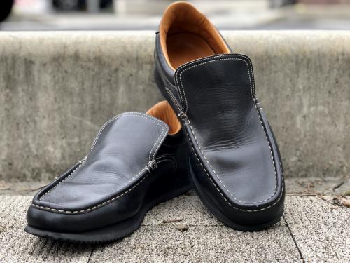 エルメスのレザーシューズ