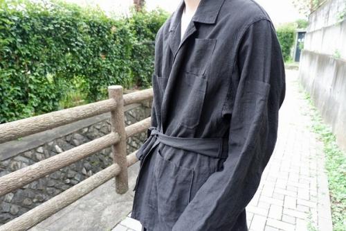 Safari Light Jacketのメンズ ブラック 羽織