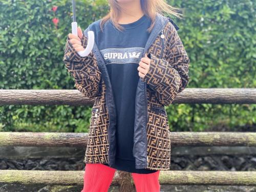 ズッカ柄リバーシブルジャケットのレディース