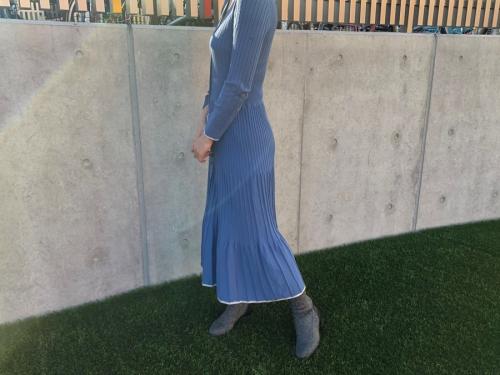 ジルスチュアートのリブニットワンピース