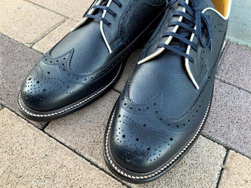 ウィングチップチップシューズのメンズ