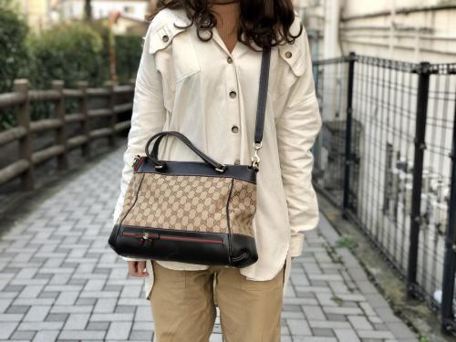 269894 GGキャンバス2WAYショルダーバッグのレディース