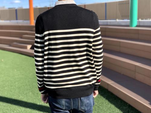 サンローランパリのボーダーニット