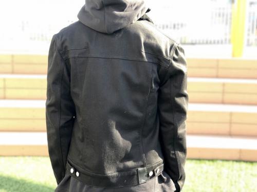 ディオール オムの襟ボアデニムジャケット