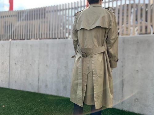 ノヴァチェックトレンチコートのメンズ