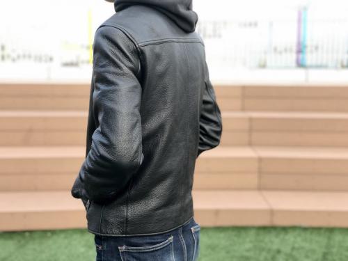 レザージャケットのメンズ