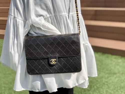 ヴィンテージシングルフラップチェーンショルダーバッグのA03570 マトラッセ