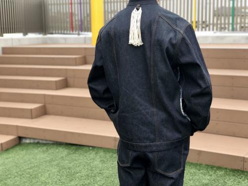 コッキのサークルデニムジャケット サークルデニムパンツ