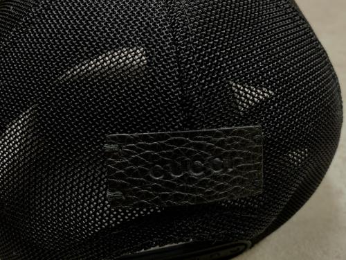 ロゴプリントメッシュキャップ